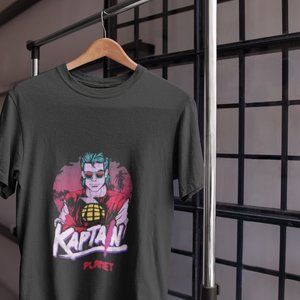 Captain Planet Cartoon Vintage Throwback Unisex T-Shirt